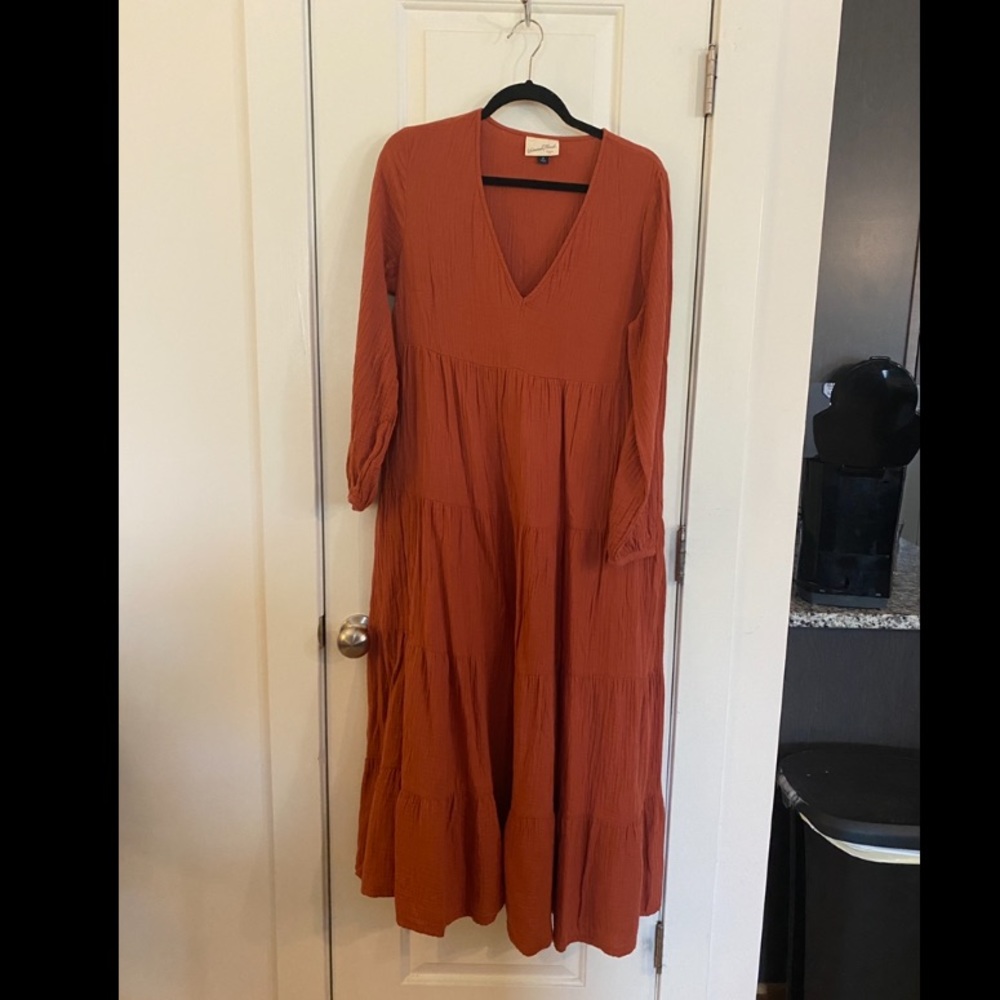 NEVER WORN linen maxi dress